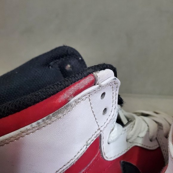 Nike Air Jordan 1 Retro OG BG Carmine 2014 Size 6.5Y  575441 123 Red White - Picture 12 of 12